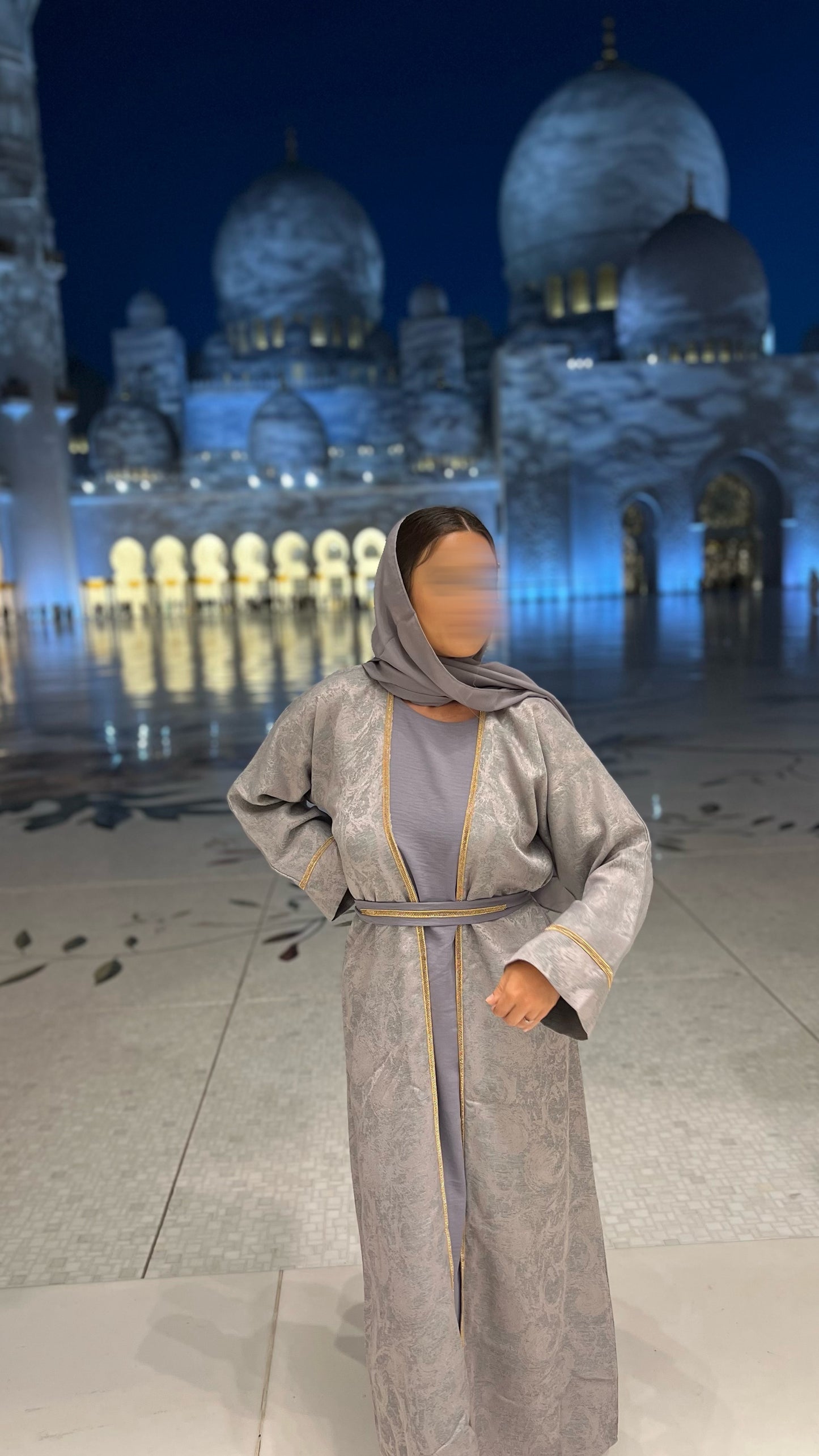 Abaya ABU DHABI violet