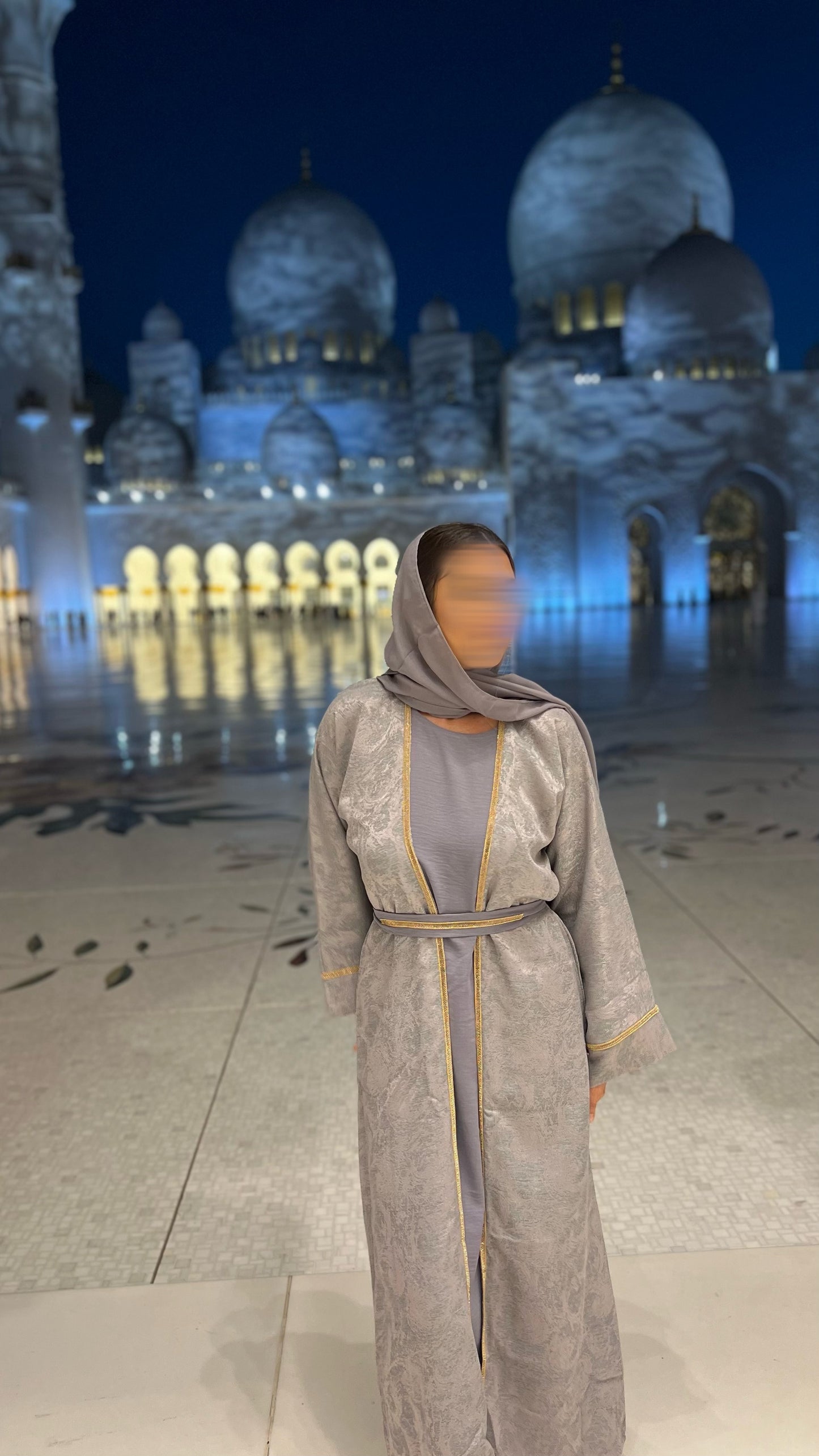 Abaya ABU DHABI violet